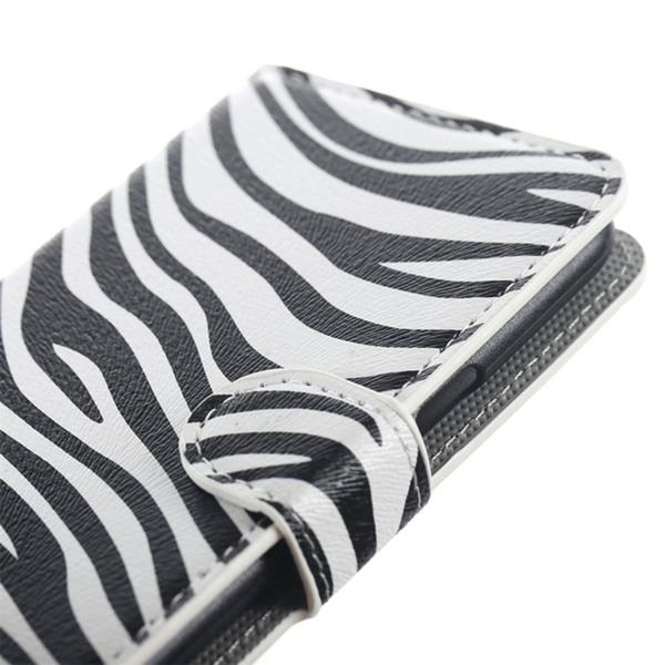 Plånboksfodral Samsung J1 (SM-J100H) - Zebra