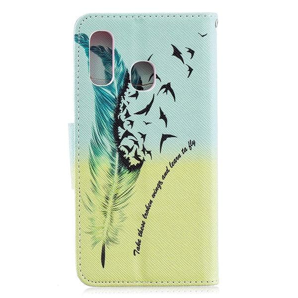 Lompakkokotelo Samsung Galaxy A20e - Take These Broken Wings