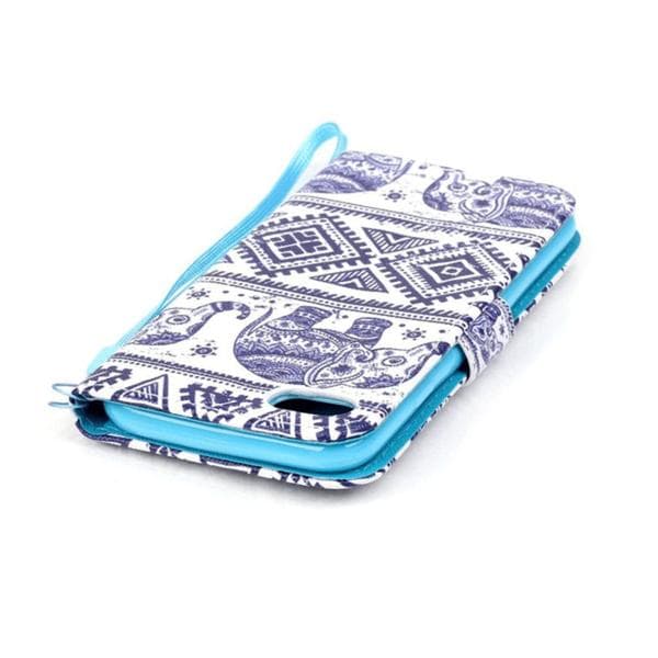 Plånboksfodral Iphone 7 – Indiskt / Elefanter