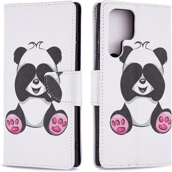 Plånboksfodral Samsung Galaxy S24 Ultra - Panda