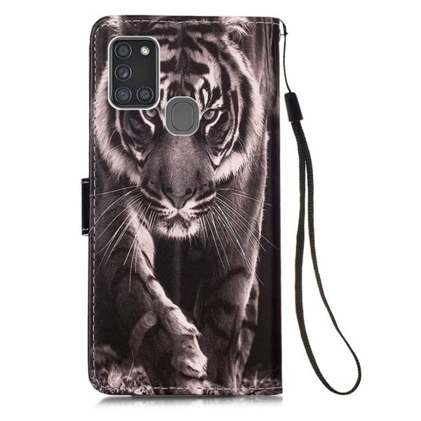 Plånboksfodral Samsung Galaxy A21s – Tiger