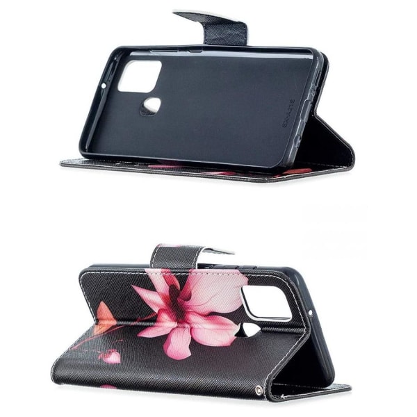Plånboksfodral Samsung Galaxy A21s – Rosa Blomma