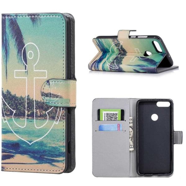 Plånboksfodral Huawei P Smart (2018) - Ankare