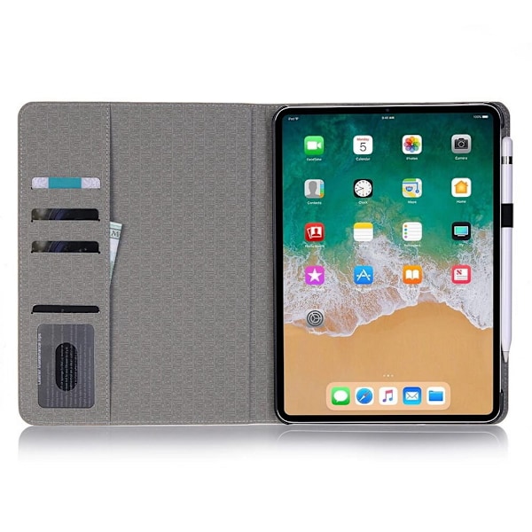 Plånboksfodral iPad Air 10,9" (2022) Rutmönster - 3 Färger Beige
