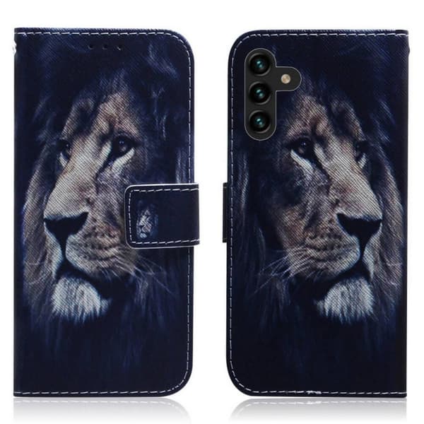 Plånboksfodral Samsung Galaxy A34 – Lejon