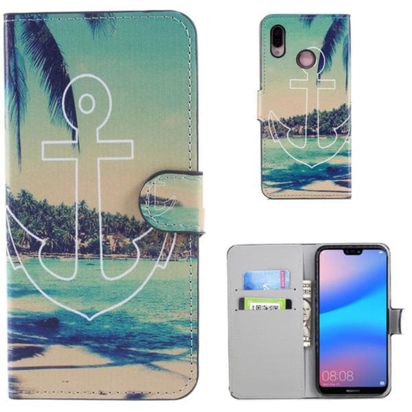 Plånboksfodral Huawei P20 Lite - Ankare