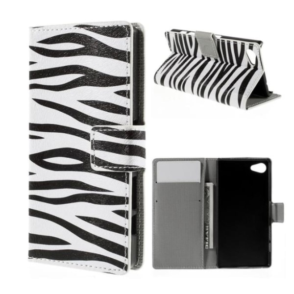 Plånboksfodral Sony Xperia Z5 Premium - Zebra