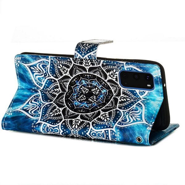 Plånboksfodral Samsung Galaxy S20 FE - Blå Mandala