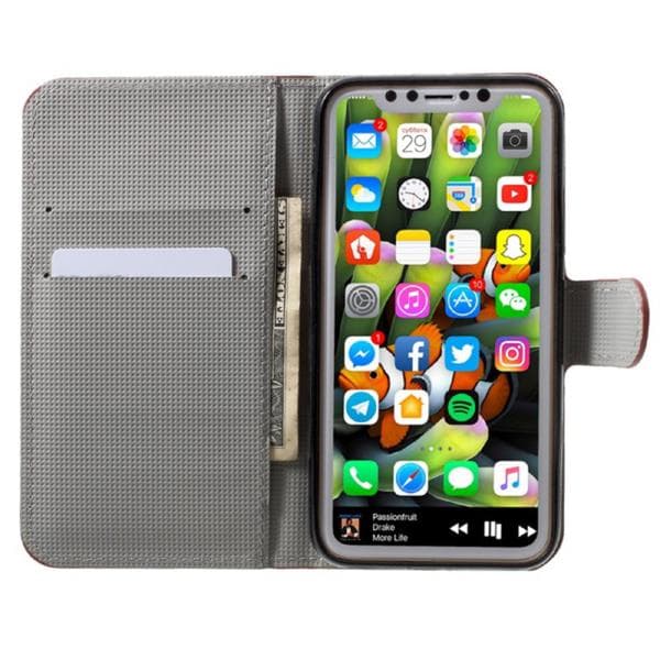 Plånboksfodral iPhone X / iPhone Xs - Flagga USA