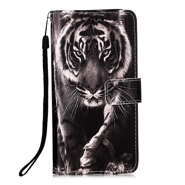 Plånboksfodral Samsung Galaxy A12 - Tiger
