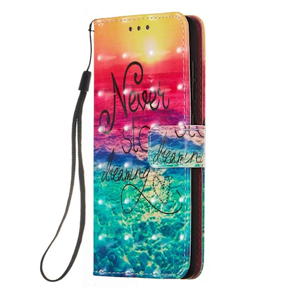 Lompakkokotelo Samsung Galaxy A41 - Never Stop Dreaming
