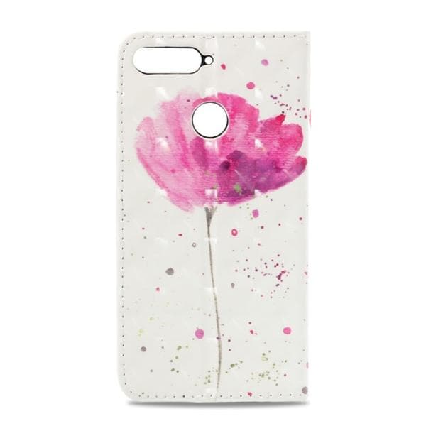 Plånboksfodral Huawei Y6 2018 – Rosa Blomma