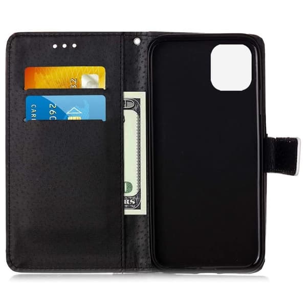 Plånboksfodral iPhone 15 – Rosor
