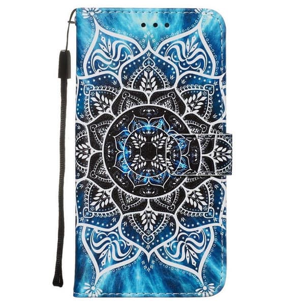 Plånboksfodral Samsung Galaxy S20 – Blå Mandala