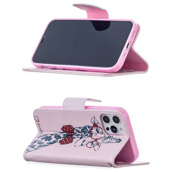 Lompakkokotelo iPhone 15 - Kirahvi