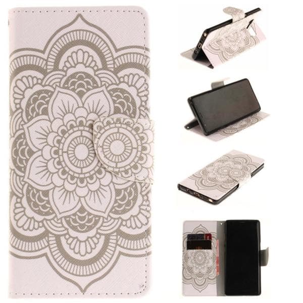 Plånboksfodral Samsung Galaxy Note 8 – Mandala Guld