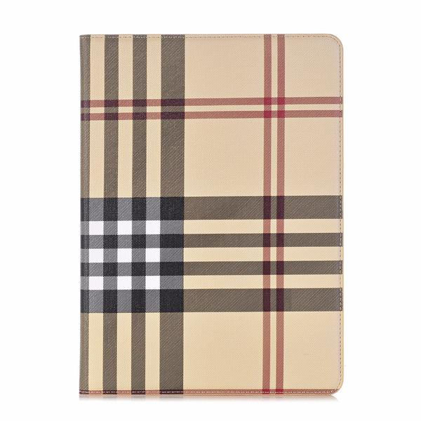 Plånboksfodral iPad Pro 11 (2018) - Rutmönster, 3 Färger Beige