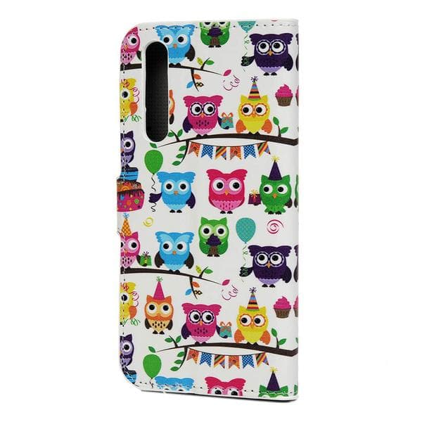 Plånboksfodral Huawei P30 - Ugglor På Kalas