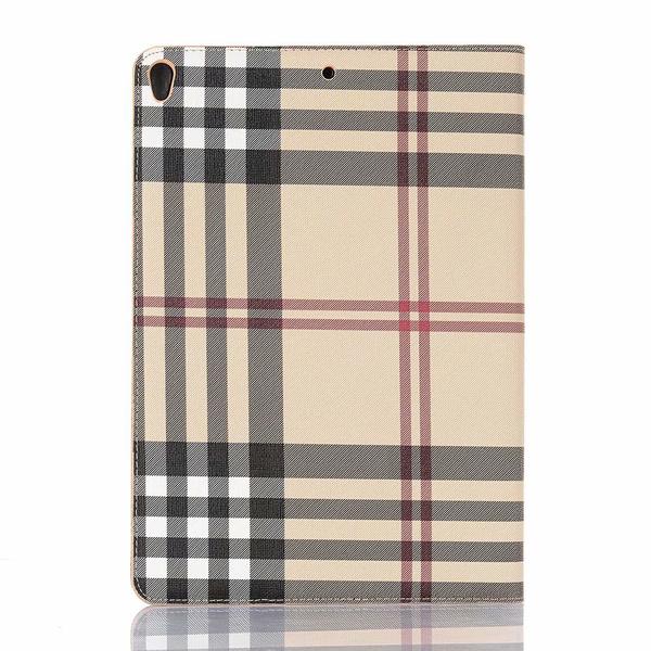Plånboksfodral iPad Air (2019) 10.5" - Rutmönster, 3 Färger Beige