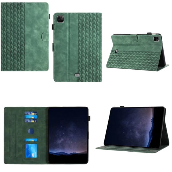 Fodral iPad Air (2024) M2 Kuber - 5 Färger Grön