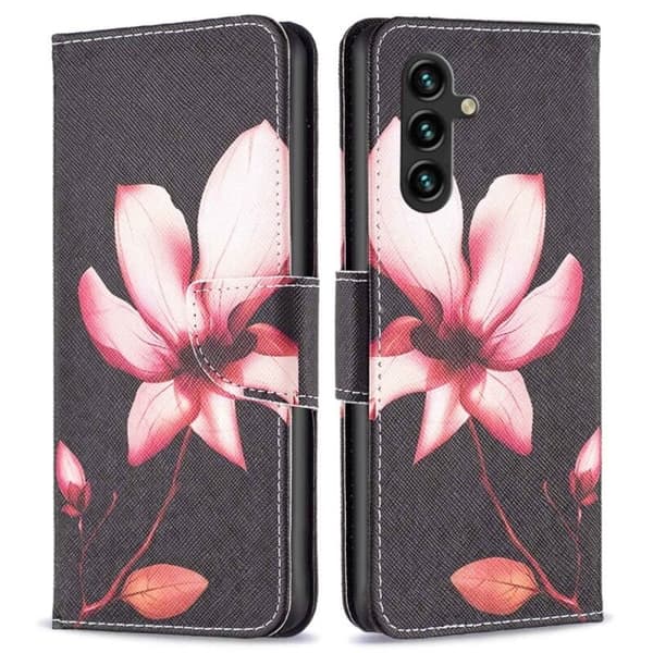 Plånboksfodral Samsung Galaxy A56 - Rosa Blomma
