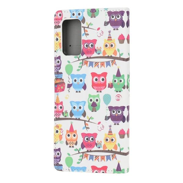 Plånboksfodral Samsung Galaxy S20 FE - Ugglor På Kalas