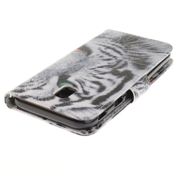 Plånboksfodral Samsung Galaxy J3 (2017) – Vit Tiger