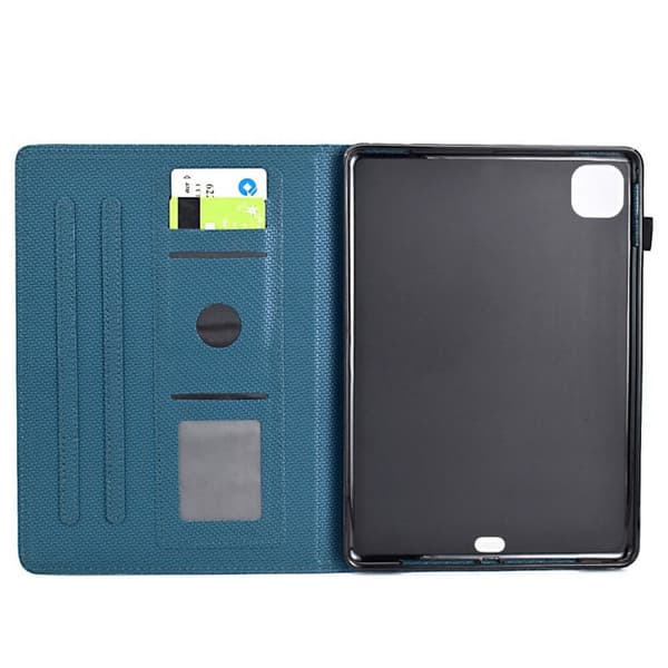 Fodral iPad Air (2024) M2 Vävmönster - Blå