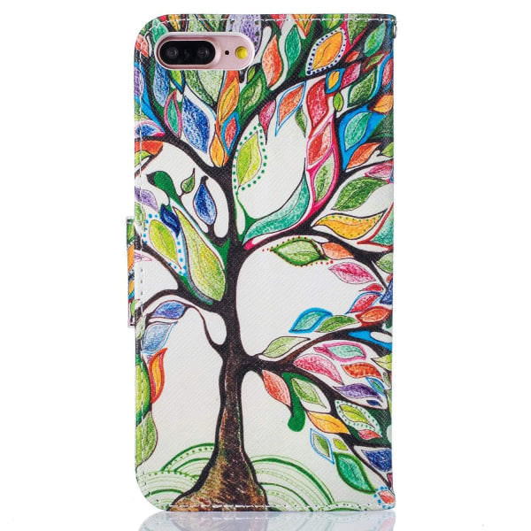 Plånboksfodral Apple iPhone 7 Plus – Färgglatt Träd