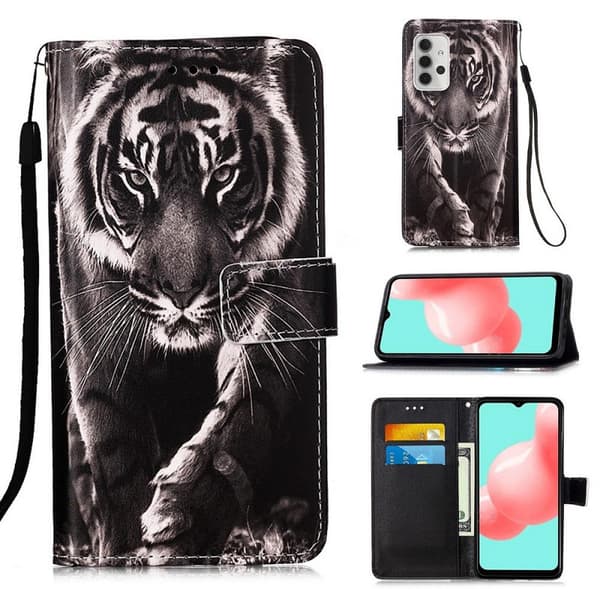 Plånboksfodral Samsung Galaxy A32 5G - Tiger