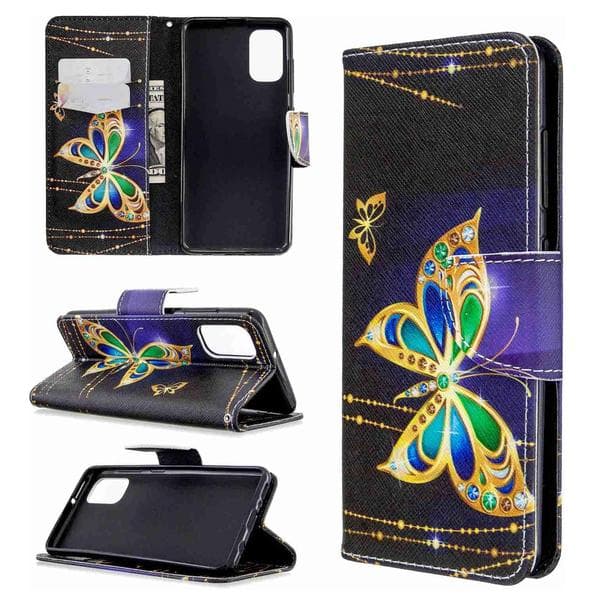 Plånboksfodral Samsung Galaxy A71 – Guldfjäril