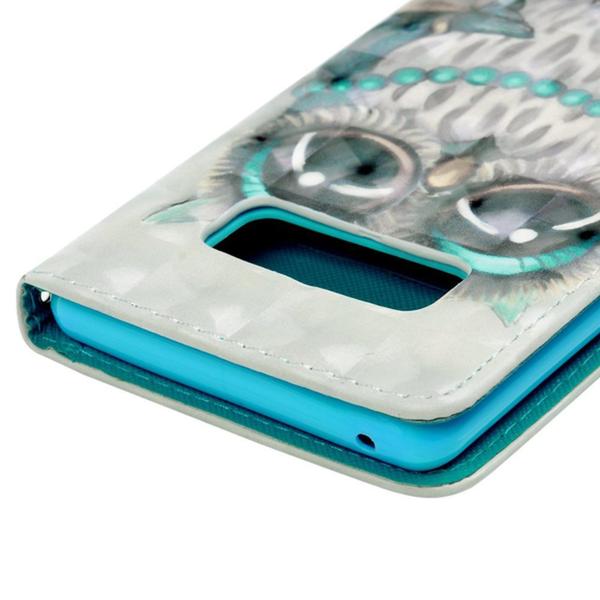 Plånboksfodral Samsung Galaxy Note 8 – Utsmyckad Uggla