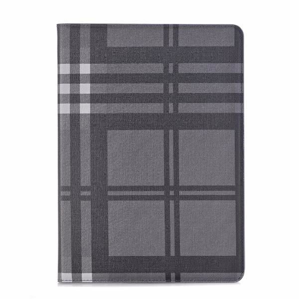 Plånboksfodral iPad 9,7" (2017/2018) - Rutmönster, 3 Färger Brun