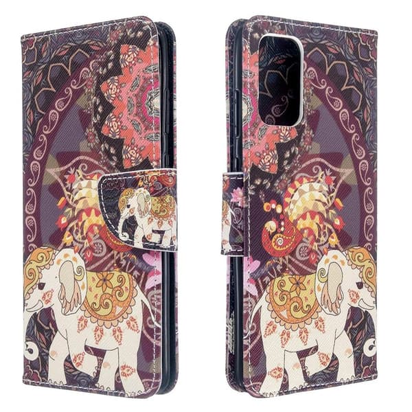 Plånboksfodral Samsung Galaxy S20 FE - Indiskt / Elefant
