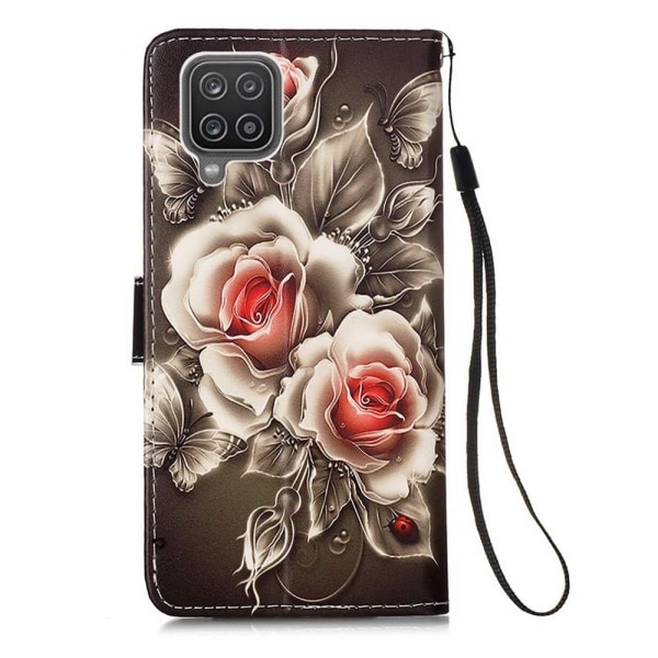 Lompakkokotelo Samsung Galaxy A12 - Roses