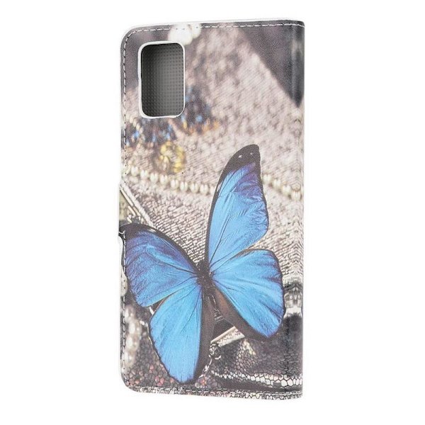 Lompakkokotelo Samsung Galaxy A04s - Sininen Perhonen
