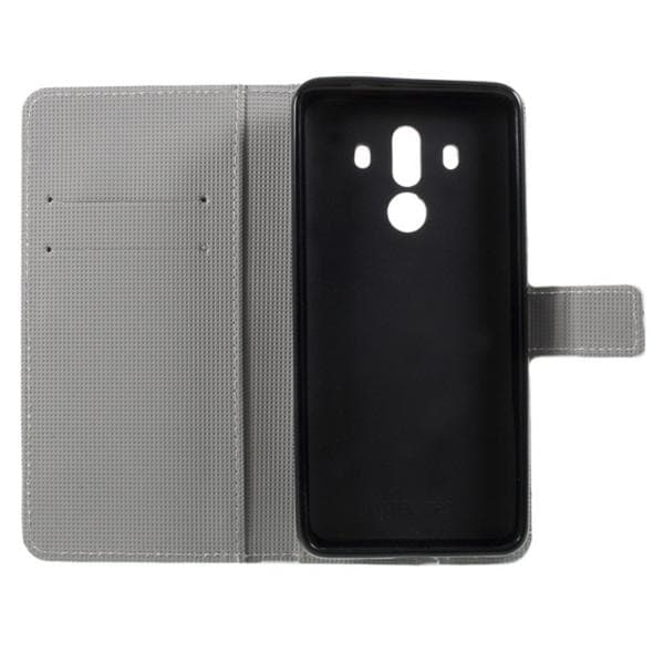 Plånboksfodral Huawei Mate 10 Pro - Vit med Fjärilar