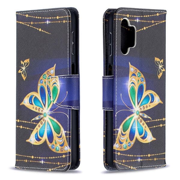 Plånboksfodral Samsung Galaxy A04s – Guldfjäril