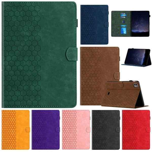 Fodral iPad Air (2024) M2 Bivaxmönster - 8 Färger Brun
