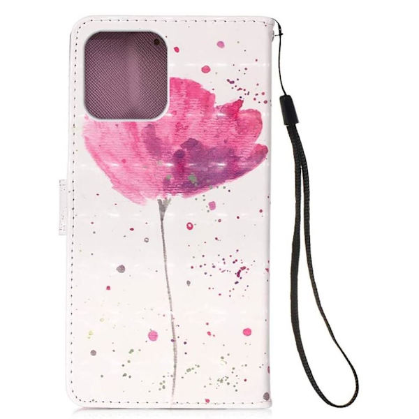 Plånboksfodral iPhone 13 Mini – Rosa Blomma