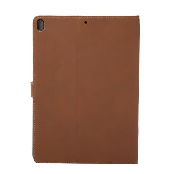 Fodral Mocka/Läder iPad Air 10.5" (2019) - Retro, 4 Färger Mörkbrun