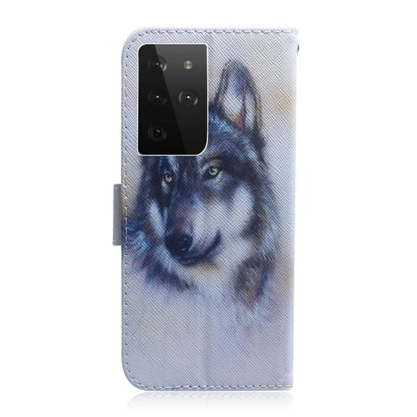 Plånboksfodral Samsung Galaxy S21 Ultra – Varg