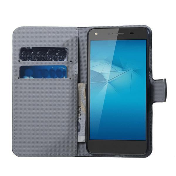 Plånboksfodral Huawei Y6 II Compact - Prickigt med Uggla