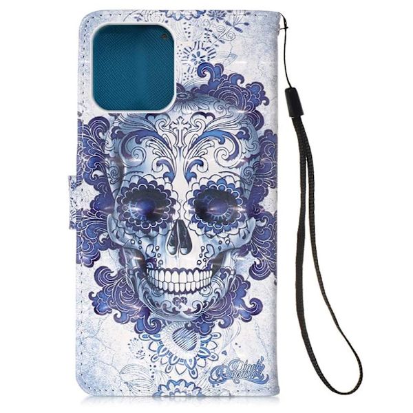 Plånboksfodral iPhone 12 Pro Max – Döskalle