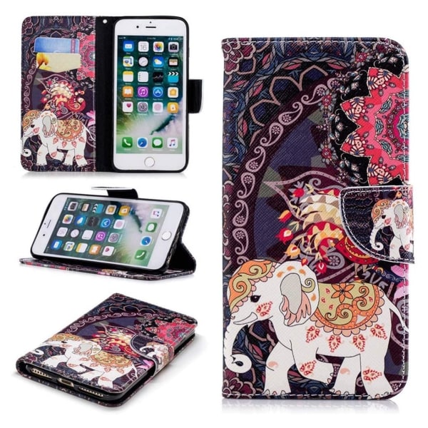 Plånboksfodral Apple iPhone 7 Plus – Indiskt / Elefant