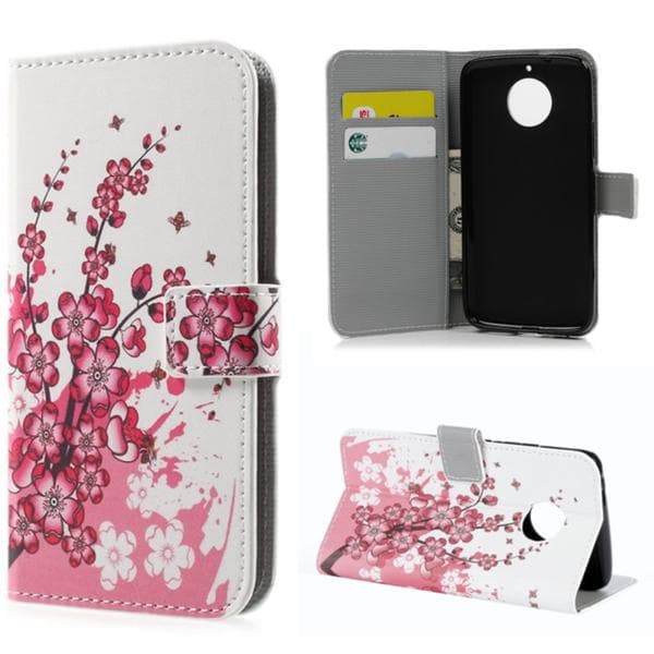Plånboksfodral Moto G5S Plus - Körsbärsblommor