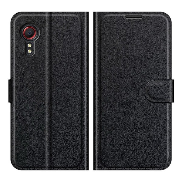 Lompakkokotelo Samsung Galaxy XCover 7 - Musta Svart