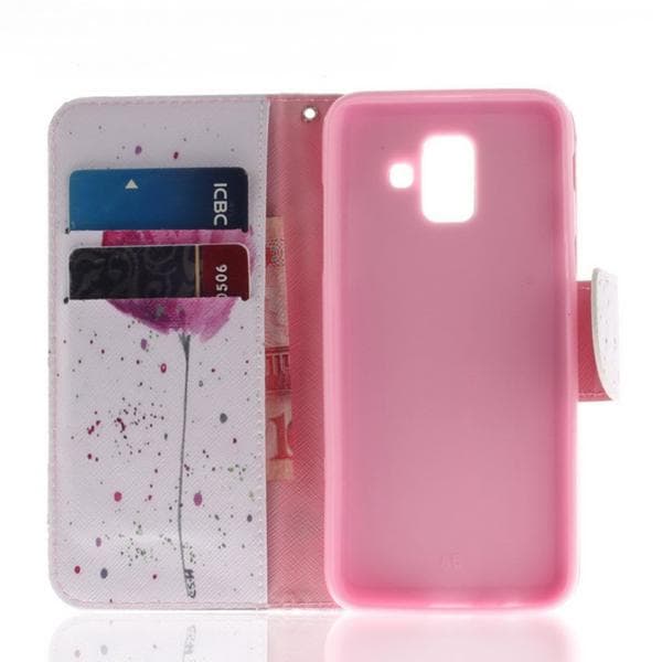 Plånboksfodral Samsung Galaxy A6 (2018) – Rosa Blomma
