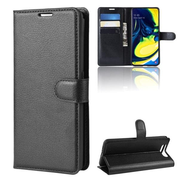 Plånboksfodral Samsung Galaxy A80 - Svart