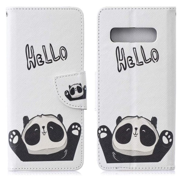 Plånboksfodral Samsung Galaxy S10 Plus - Hello Panda